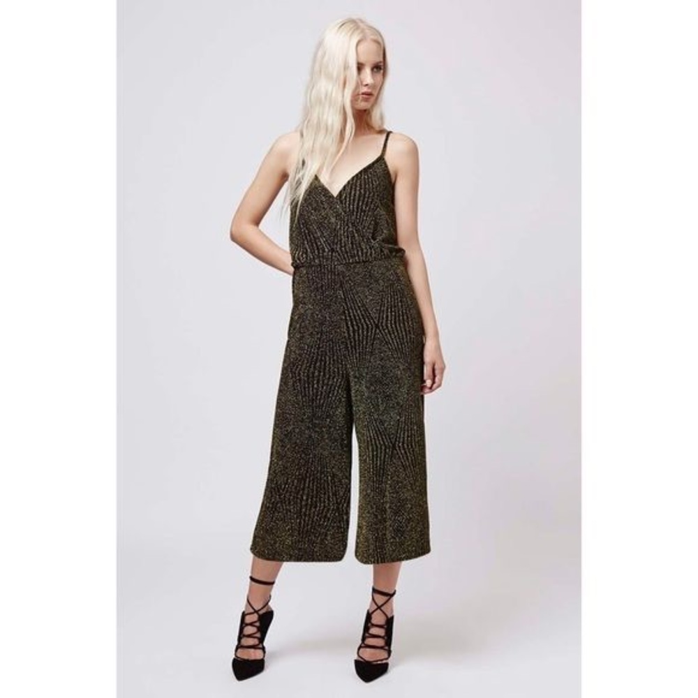 Gold & Black Topshop Jumpsuit
